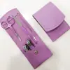 Set Completo de Herramientas para Manicura, Cortaúñas de Acero Inoxidable para Recortar las Uñas de los Pies, Pinzas de Manicura y Belleza de Colores, Set de 16 Piezas
