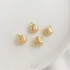 Pingente Gato da Sorte Banhado a Ouro 14K Veado Astronauta Lua Charme Pingente de Joia para Pulseira DIY