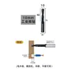 Conector invisible no poroso de clic rápido, cuerpo de gabinete laminado, conector dos en uno, hebilla A, herraje de tornillo para muebles de guardarropa