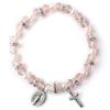 Pulseras de Cristal Europeas y Americanas Transfronterizas, Cuentas de Mano de Cuerda Elástica, Cuentas de Joyería de Alta Gama, Cristal Blanco Exquisito y Moderno