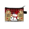 Cartera de Monedas Navideña para Niños, Bolsita de Monedas Mini Linda, Bolsa Portátil para Cosméticos, Regalo Navideño de Dibujos Animados de Aspecto Genial