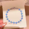 Pulsera con Cierre de Flor de Circonita Chapada en Oro Real de 18k Sentido del Diseño Pulsera de Nicho Lujo Ligero Sensación de Alta Gama Pulsera Retro