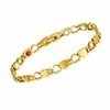 Pulseira Magnética Cravejada de Diamantes Ouro Rosa para Mulheres, Pulseira Ajustável, Pulseira de Bronze Ouro Rosa Temática de Amor para Casais Atacado