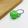 Chaveiro Pingente Criativo de Borracha Macia Artificial de Futebol Basquete Vôlei Estéreo Presentes para Eventos de Tênis Pronto para Venda