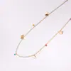 Decoración de Cintura Transfronteriza Europea y Americana Metal Simple Cuentas Redondas Mariposa Pequeña Cadena Corporal de Color Decoración de Cintura Moda Coreana