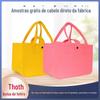 Bolsa de Feltro Tridimensional Transfronteiriça Bolsa de Feltro de Desenho Animado Bolsa de Lembrança Personalizada Bolsa Tote Presente Bolsa de Presente Personalizada