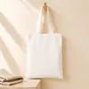 Bolsa tote de fita com logo de evento corporativo personalizado, bolsa de lona grande capacidade com estampa corporativa para compras, bolsa tote de mão