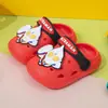 Novedad de Verano Estilo Hueco Transpirable Zuecos de Superhéroe para Niños con Suelas Suaves, Protección para los Pies y Diseño de Punta Cerrada para Guardería, Hogar y Playa