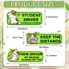 Imanes para Coche Reflectantes Populares Transfronterizos Pegatinas para Coche de Abeja de Panal de Dibujos Animados Prácticas Pegatinas para Parachoques y Carrocería de Conductor Novato