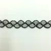 Fabricantes en stock estilo nacional hilo de oro y plata encaje de onda en forma de S para zapatos y sombreros decoración de equipaje accesorios para ropa de escenario