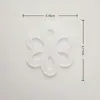 Meifen Plástico Ropa Interior Hebilla Antideslizante Invisible Forma de Corazón de Mariposa Hebilla de Tirante Hermosa Espalda Anti-Exposición Cruzada Hebilla de Ajuste Redonda
