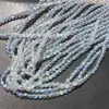 100 Piezas de Perlas de Imitación de Jade de 6 mm Perlas de Cristal de Vidrio Pulsera Hecha a Mano DIY Pendientes Accesorios para el Cabello Pasador Cabeza Metabo
