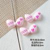 Macaron Color Cute Style Bow Paint Alloy Handmade DIY Beaded Mobile Phone Chain Colar Acessórios para Cabelo