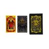 Baralho de Tarot Dourado Waite Carta de Tarot Tarot Impressão Colorida Carta de Tarot PVC Impermeável Jogo de Mesa de Tarot Toalha de Mesa