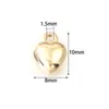Color CCB retención corazón de amor colgante pequeño plástico chapado con colgante DIY accesorios para joyería hecha a mano al por mayor
