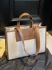 Bolsa de Lona Casual de Grande Capacidade para Mulheres 2026 Nova Moda Bolsa de Mão para o Trabalho Cotidiano Bolsa Tote de Trabalho Simples e Versátil
