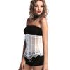 Encaje Verano Delgado Cinturón Abdominal Sello de Cintura Faja Moldeadora de Cuerpo Corsé de Botones Prenda con Varillas para Mujer Clip Abdominal para Cintura Banda de Malla