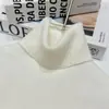 Suéter de Punto Grueso de Mezcla de Lana sin Costuras de Cuello Alto para Mujer, Ajuste Delgado, Capa Base para Otoño e Invierno con Cuello Alto