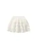 Bangxuan Huzhou Zhili Ropa Infantil Niñas Falda Blanca de Pastel Multicapa Verano Encaje Niños Grandes Falda de Tul