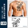 Tatuaje Semi-Permanente Herbal, Pegatina de Tatuaje para Espalda Completa para Hombres y Mujeres, Impermeable y de Larga Duración, Protege la Espalda de las Niñas, Tatuaje de Jugo