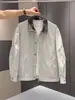 Nueva colección de primavera y otoño: chaqueta para hombre con cuello alto, estilo retro, corte casual y holgado, versátil y moderna, adecuada para usar al aire libre