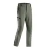 ¡Pantalones de senderismo para exteriores! ¡Bolsillos con cremallera lateral! ¡Costura tridimensional! Pantalones casuales versátiles de pierna recta para hombre para el trayecto de otoño