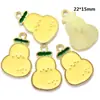 Accesorios de Aleación para Joyería DIY, Colgantes de Frutas y Verduras con Goteo de Aceite, Colgantes para Collar, Accesorios para Aretes W207