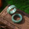 Anel de Corrida Anel Cristal Natural Acessórios de Jade Anel de Mão Masculino e Feminino Anel Retrô Venda por Atacado
