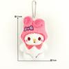 Colgante de peluche de Sanrio de estilo japonés, suave y bonito, con forma de perro canela de cuerpo entero, Meile Kuromi Pacha, para bolso.