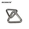 Anillo triangular de acero inoxidable, anillo de conexión triangular, accesorios de equipaje, accesorios de hardware, anillo triangular equilátero 304 316