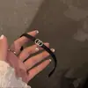 Collar gargantilla de perlas con ambiente de otoño e invierno, collar de diseño nicho de lujo ligero, temperamento, cadena para la clavícula para damas