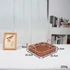 Cesta Tejida de Mimbre Sintético para Frutas y Sándwiches, Cesta para Pan Estilo Japonés, Cesta para Panecillos al Vapor, Cesta de Almacenamiento para el Hogar en la Sala de Estar, Bandeja de Mimbre con Doble Asa