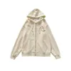 Moletom Outono e Inverno Moletom Estampado Estudante Suéter com Capuz de Alta Qualidade Casaco Feminino Moda Fofa Minimalista