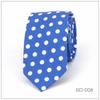 Moda para Hombre Vestido de Boda Blanco Lunares Corbata Casual Estilo Coreano Puntos Corbata de Algodón de 6 cm