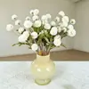 Amazon Dente-de-leão Flores Artificiais Buquê Decoração de Cena Crisântemo Ping Pong de Alta Qualidade Flores de Casamento Flores Artificiais