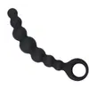 Plug Anal de Silicone, Contas Anais, Estimulador do Ponto G, Dilatador Anal Usável Externamente, Brinquedos Sexuais para Adultos