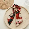 Novo Scrunchie de Fita Rosa Selvagem Van Gogh Céu Estrelado Cetim Pintura a Óleo Laço Prendedor de Cabelo Faixa de Cabelo Corda de Cabelo Acessórios de Cabelo