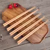 Palillos de Madera Maciza Haya Japonesa Palillos de Tortuga Tallados a Mano Puntiagudos Palillos para Sushi Hotel Hogar Palillos de Madera Antideslizantes