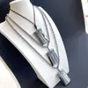 Collar Colgante de Doble Dragón de Paz de Cristal Yao Terahertz con Piedra de Silicio y Mineral de Energía de Titanio Joyería