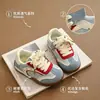 Tênis Feminino Modelos Primavera e Outono 2025, Tênis Chunky Forrado com Lã, Sapatos Casuais Infantis de Algodão de Camada Dupla, Tênis Infantis Espessos para Meninos