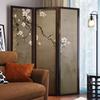Pantalla Plegable Móvil Divisoria Sala de Estar Simple Moderna China Hotel Sombreada Hogar Dormitorio Salón de Té Madera Maciza Biombo Plegable