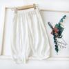 Pantalones de verano finos a prueba de mosquitos para bebé, hombres y niños, de seda helada, algodón y lino, bombachos, pantalones de rayón para bebé niña para aire acondicionado