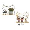 Perchero de pared para llaves, sin perforaciones, para dormitorio, mesita de noche, decorativo, para puerta de entrada, nuevo