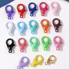 Variedad de metal de color opcional pintura abierta cierre de langosta anillo llavero colgante hecho a mano accesorios de joyería DIY