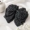 Accesorios para el Cabello con Lazo de Puntos Elegante Estilo Francés Pinza Retro para Sujetar el Cabello a Mitad Pinza de Cabello de Alta Calidad Pinza para la Parte Posterior de la Cabeza de Mujer Pinza tipo Poncho