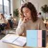 Série de Planejadores Semanais e Mensais: Alto Valor Estético, Papelaria de Escritório Simples e Artística, Notas de Planejador de Lembretes Diários