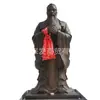 Escultura Estatua de Bronce Fundido Carácter Confucio Estatua de Bronce Hombre Viejo Mengzi Antiguo Escultura Decoración Plaza Parque Exterior