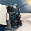 Comercio Exterior Más Vendido Cabina de Tecnología Futura iPhone 16 Funda para Teléfono de Gama Alta Apple 17 para Hombre Funda Dura de Cristal