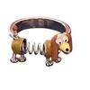 Anel de cachorro fofo fofo de primavera design de nicho feminino anel aberto ajustável simples personalidade anel de moda versátil