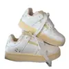 Zapatillas de Moda Transpirables con Suela Gruesa de Colores Caramelo para Mujer 2026 Nuevo Estilo Universitario con Cordones Versátiles Zapatos Blancos para Mujer